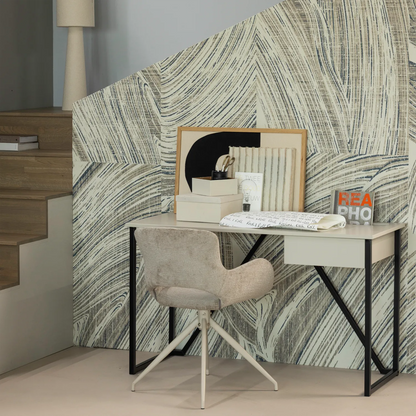 Woood Eliva Eetkamerstoel Structure Velvet Zand (Set Van 2) - KwaliteitWonen.nl