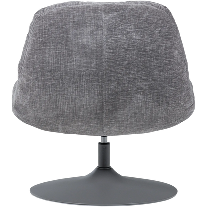 Woood Elvi Draaifauteuil Chenille Structuur Lichtgrijs - KwaliteitWonen.nl
