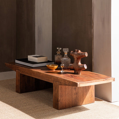Woood Eron Salontafel Acaciahout Bruin - KwaliteitWonen.nl