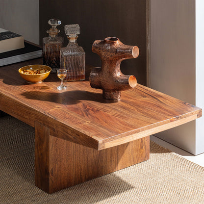 Woood Eron Salontafel Acaciahout Bruin - KwaliteitWonen.nl