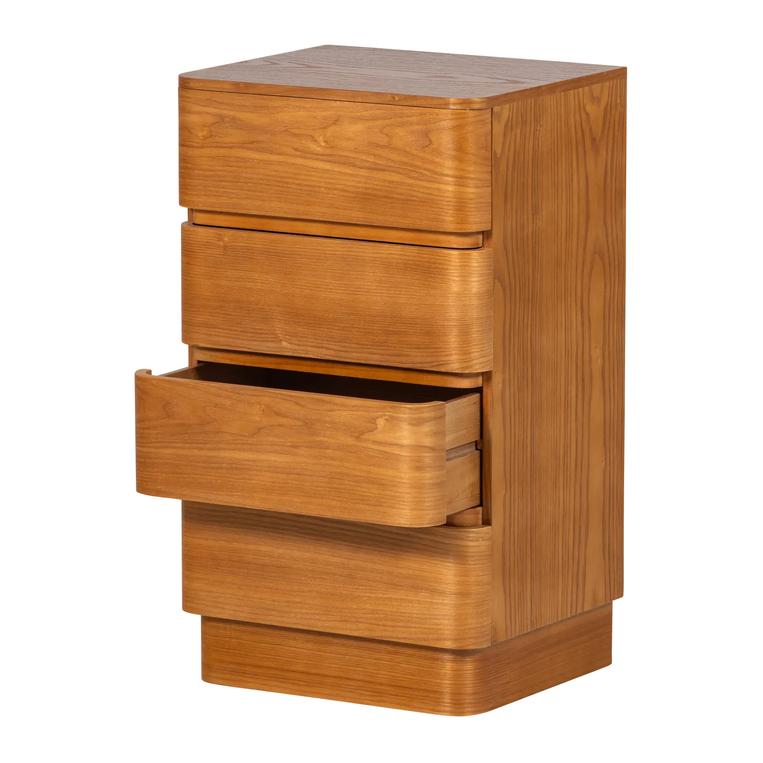 Woood Fejo Dressoir Ladekast 4 Lades Mdf Bruin [Fsc] - KwaliteitWonen.nl