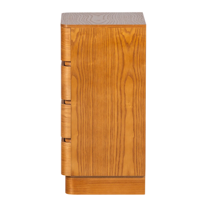 Woood Fejo Dressoir Ladekast 4 Lades Mdf Bruin [Fsc] - KwaliteitWonen.nl