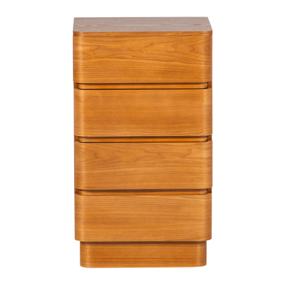 Woood Fejo Dressoir Ladekast 4 Lades Mdf Bruin [Fsc] - KwaliteitWonen.nl