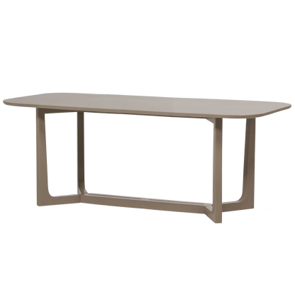 Woood Ferion Eettafel Mangohout Mud 180 X90 Cm - KwaliteitWonen.nl