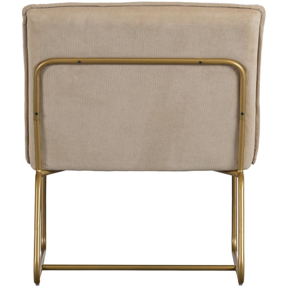 Woood Fie Fauteuil Ribstof Zand - KwaliteitWonen.nl