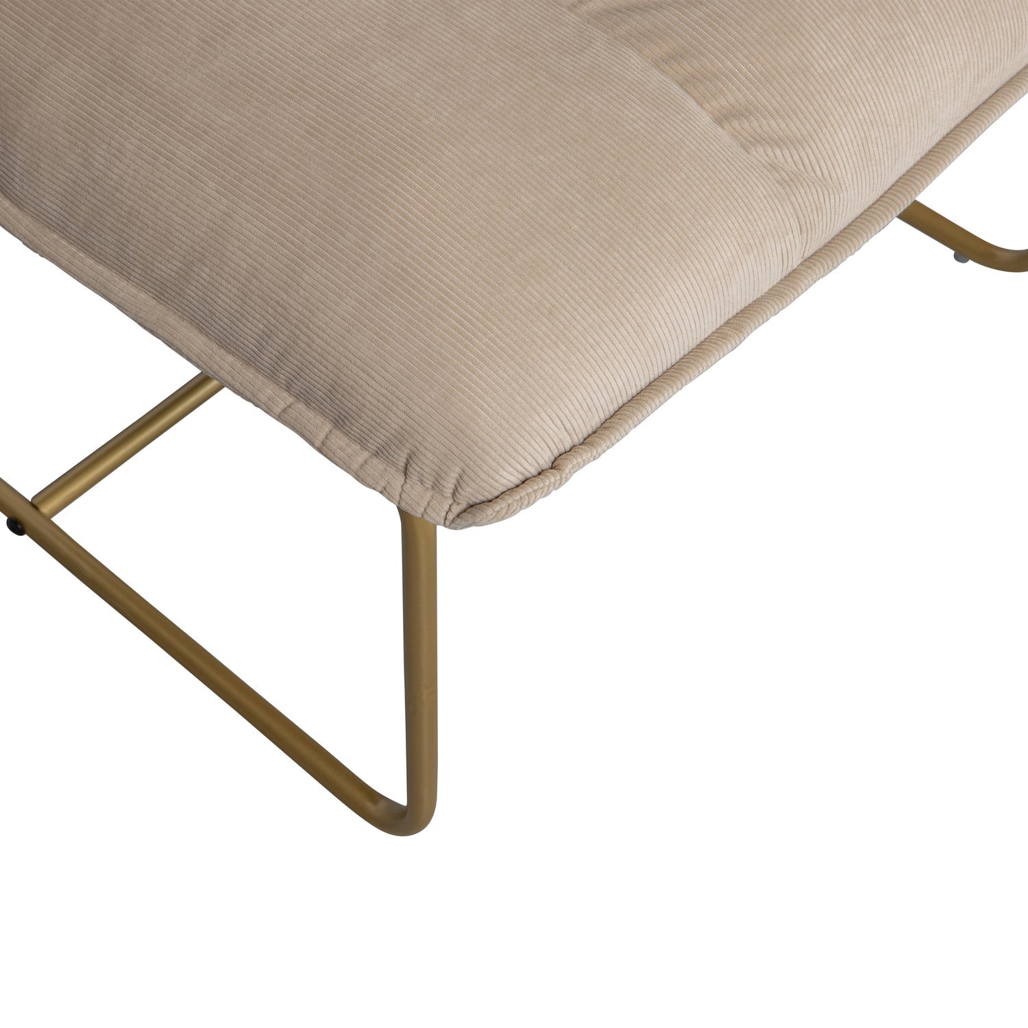 Woood Fie Fauteuil Ribstof Zand - KwaliteitWonen.nl