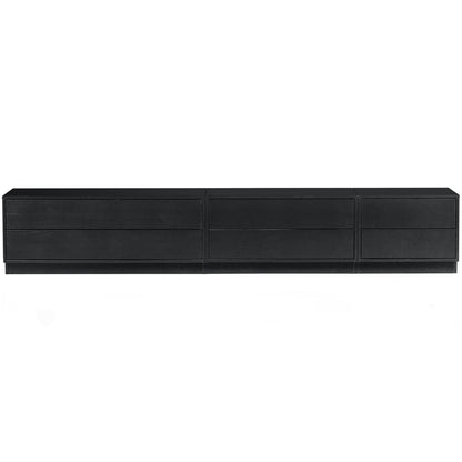 Woood Finca Dressoir TV Meubel 100cm Grenen Zwart [Fsc] - KwaliteitWonen.nl