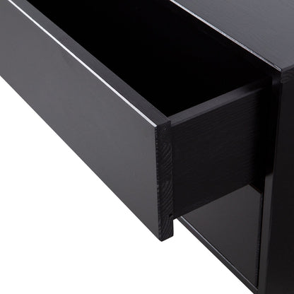 Woood Finca Dressoir TV Meubel 100cm Grenen Zwart [Fsc] - KwaliteitWonen.nl