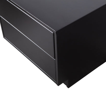 Woood Finca Dressoir TV Meubel 50cm Grenen Zwart [Fsc] - KwaliteitWonen.nl