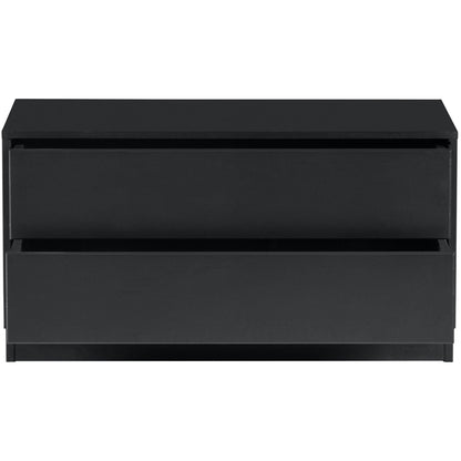 Woood Finca Dressoir TV Meubel 75cm Grenen Zwart [Fsc] - KwaliteitWonen.nl