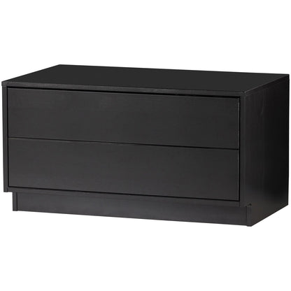 Woood Finca Dressoir TV Meubel 75cm Grenen Zwart [Fsc] - KwaliteitWonen.nl