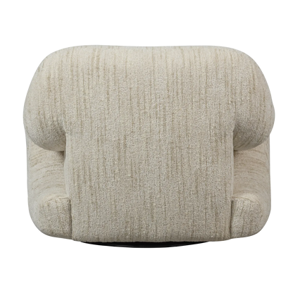 Woood Folke Fauteuil Chenille Naturel Melange - KwaliteitWonen.nl