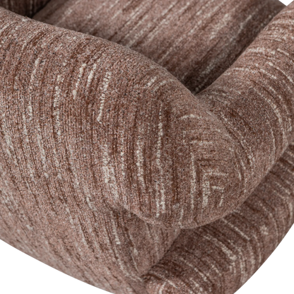 Woood Folke Fauteuil Chenille Oudroze Melange - KwaliteitWonen.nl
