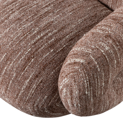 Woood Folke Fauteuil Chenille Oudroze Melange - KwaliteitWonen.nl