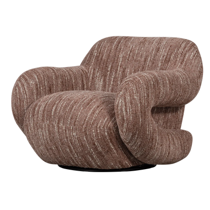 Woood Folke Fauteuil Chenille Oudroze Melange - KwaliteitWonen.nl