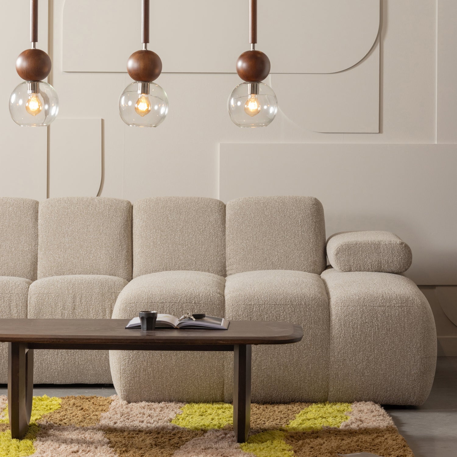 Woood Frequent Salontafel Mango Walnoot 120 X60 Cm - KwaliteitWonen.nl