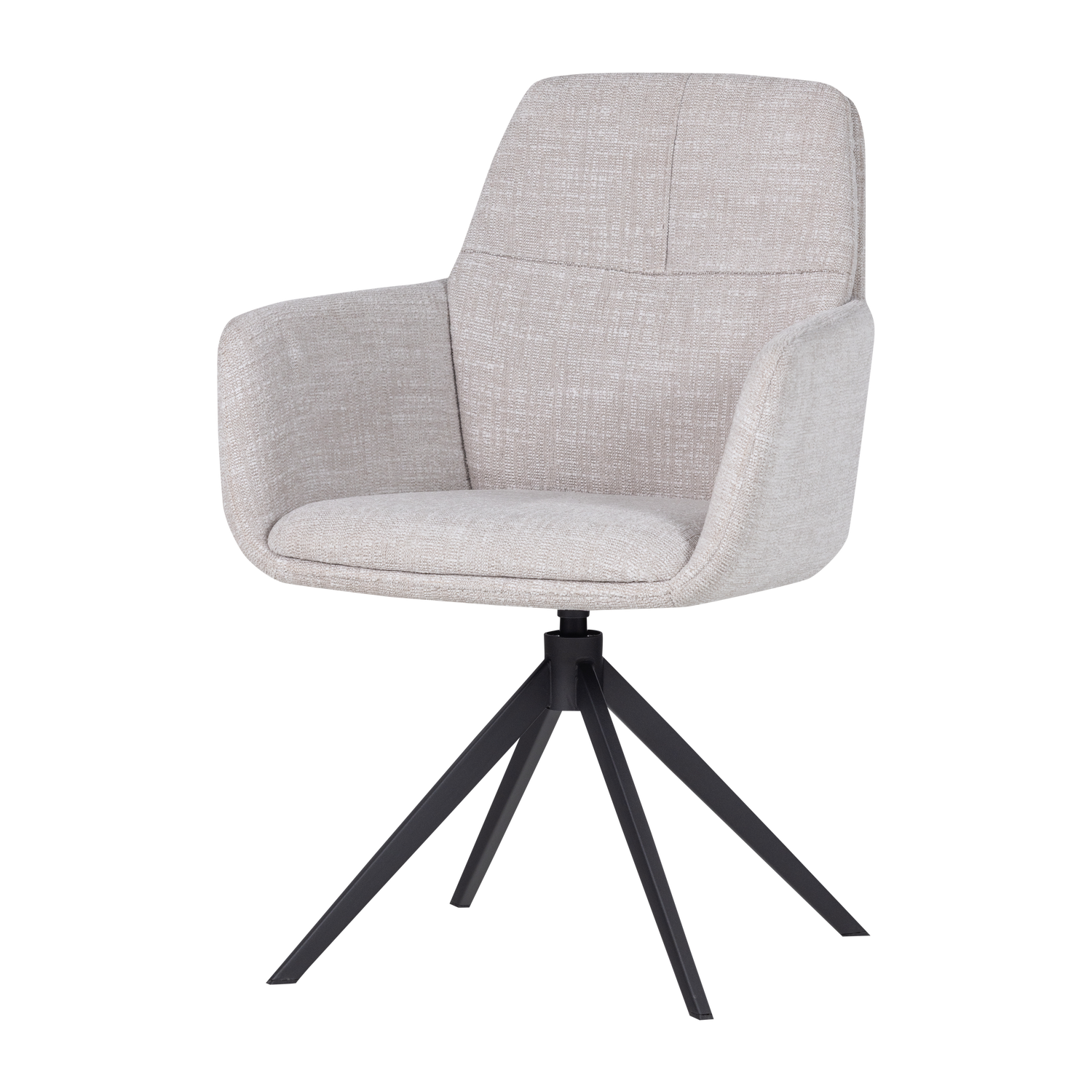 Woood Grant Eetkamerstoel Naturel Melange [Fsc]-Kwaliteitwonen.nl