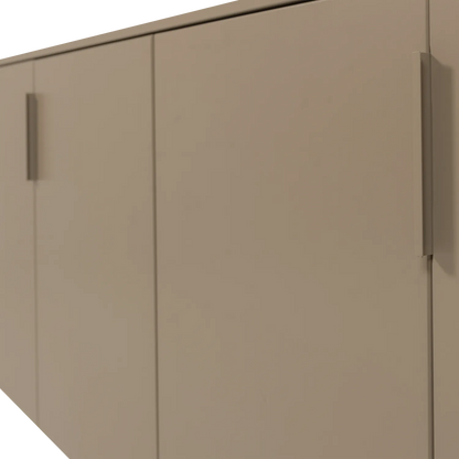 Woood Gunnar Dressoir 200 Cm Grenen Mud [Fsc] - KwaliteitWonen.nl