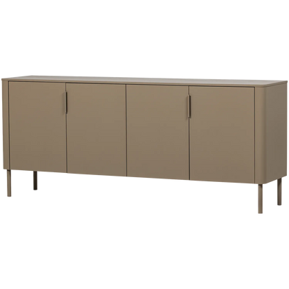 Woood Gunnar Dressoir 200 Cm Grenen Mud [Fsc] - KwaliteitWonen.nl