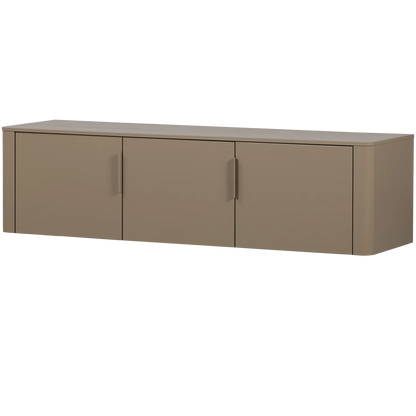 Woood Gunnar Tv Meubel 154 Cm Grenen Mud [Fsc] - KwaliteitWonen.nl