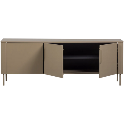 Woood Gunnar Tv Meubel 154 Cm Grenen Mud [Fsc] - KwaliteitWonen.nl
