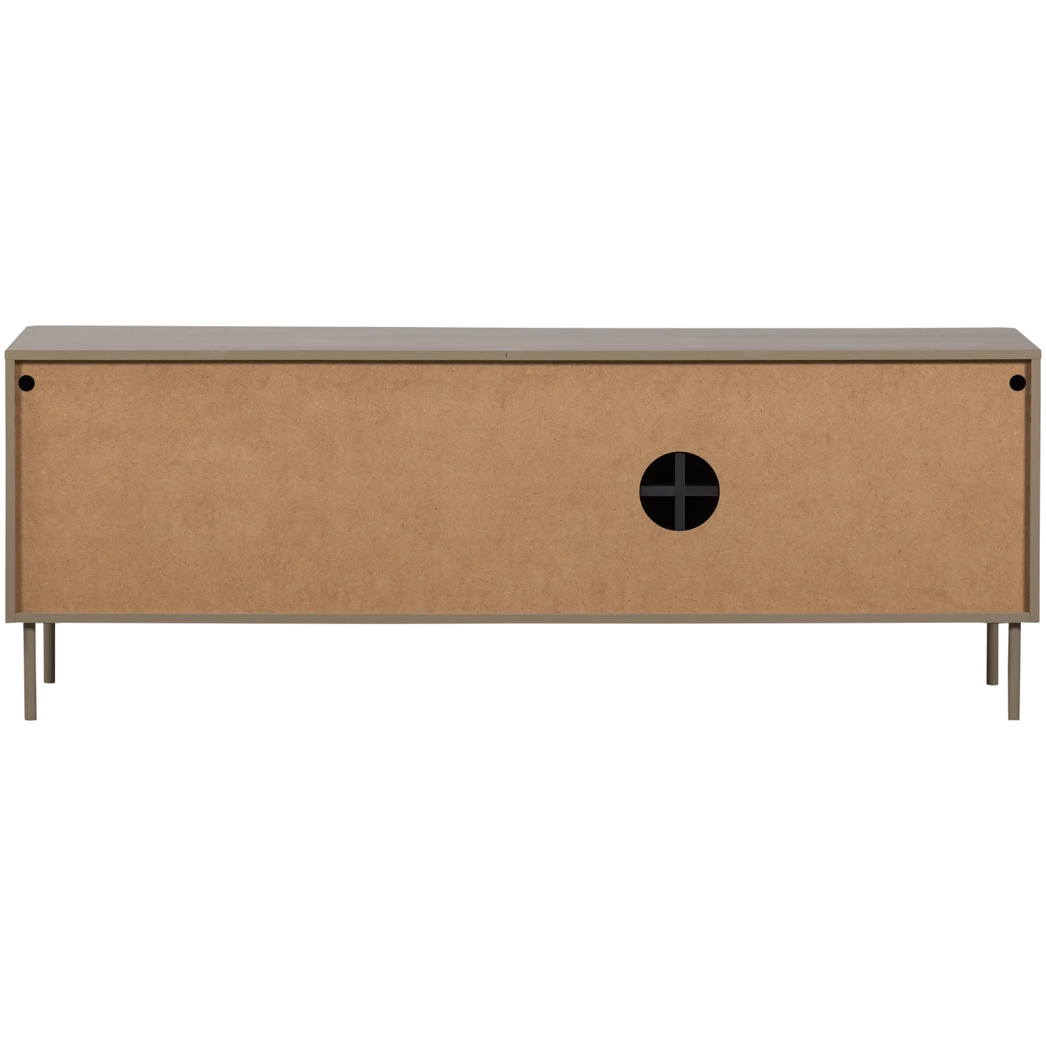 Woood Gunnar Tv Meubel 154 Cm Grenen Mud [Fsc] - KwaliteitWonen.nl