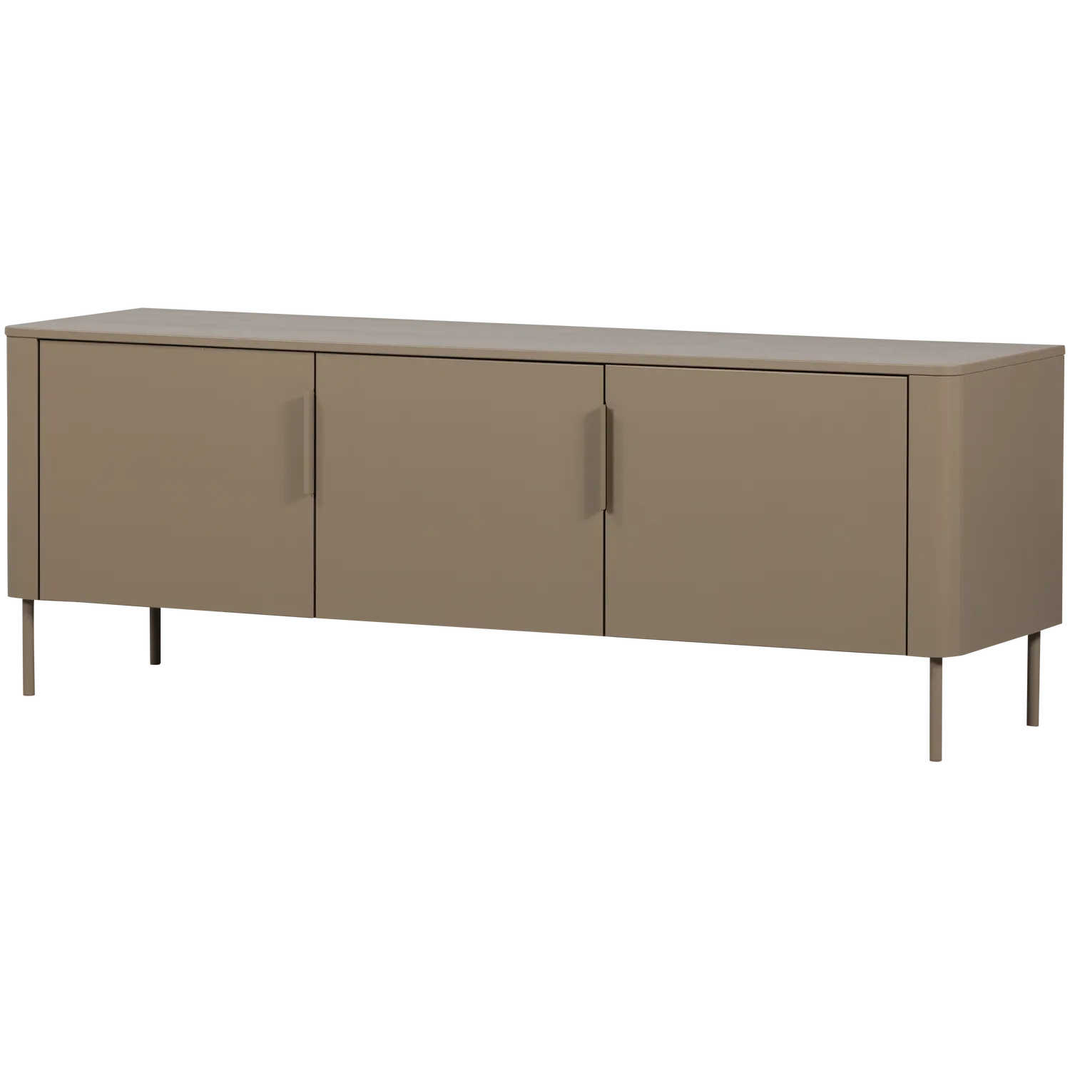 Woood Gunnar Tv Meubel 154 Cm Grenen Mud [Fsc] - KwaliteitWonen.nl