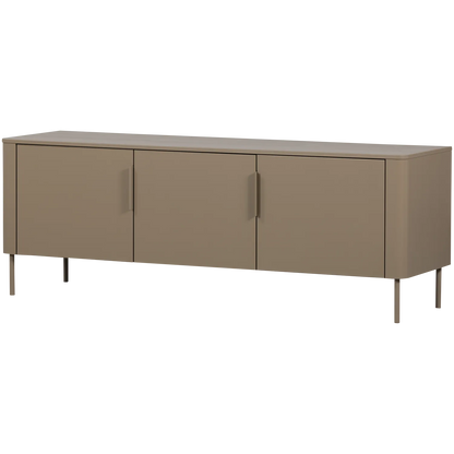 Woood Gunnar Tv Meubel 154 Cm Grenen Mud [Fsc] - KwaliteitWonen.nl