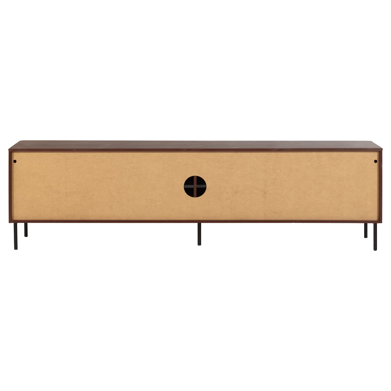 Woood Gunnar Tv Meubel 200 Cm Grenen Bordeauxrood [Fsc] - KwaliteitWonen.nl