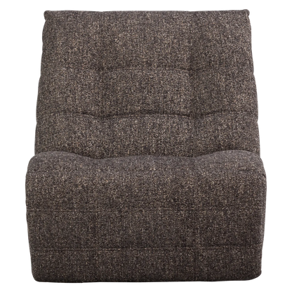 Woood Hein Relaxfauteuil Elektrisch Antraciet/Bruin Melange - KwaliteitWonen.nl