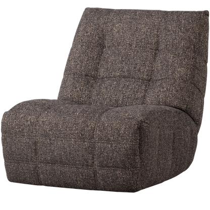 Woood Hein Relaxfauteuil Elektrisch Antraciet/Bruin Melange - KwaliteitWonen.nl