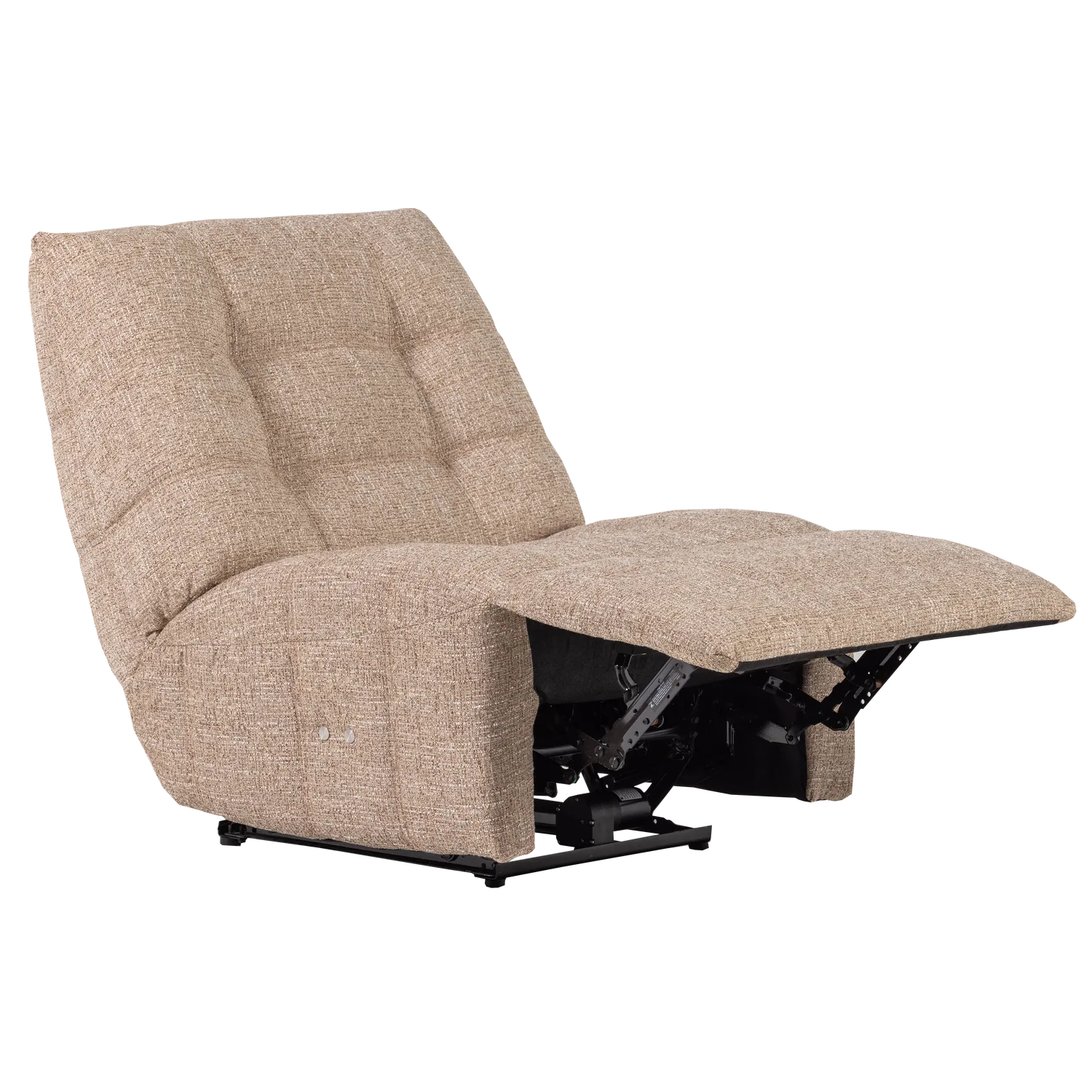 Woood Hein Relaxfauteuil Elektrisch Naturel Melange - KwaliteitWonen.nl