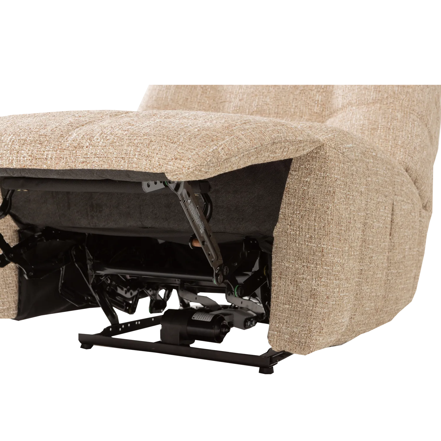 Woood Hein Relaxfauteuil Elektrisch Naturel Melange - KwaliteitWonen.nl