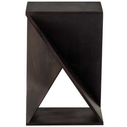 Woood Ikem Bijzettafel Acaciahout Donkerbruin - KwaliteitWonen.nl