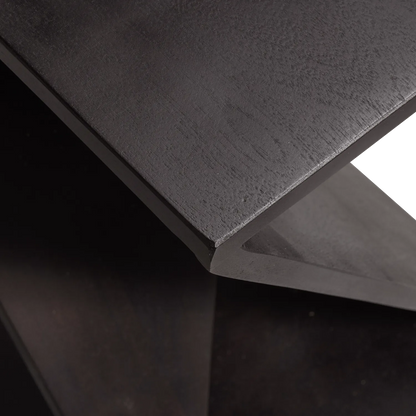 Woood Ikem Bijzettafel Acaciahout Donkerbruin - KwaliteitWonen.nl
