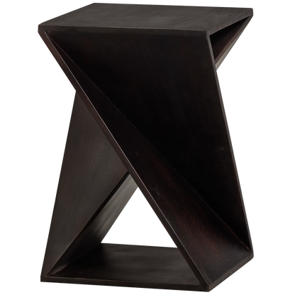 Woood Ikem Bijzettafel Acaciahout Donkerbruin - KwaliteitWonen.nl
