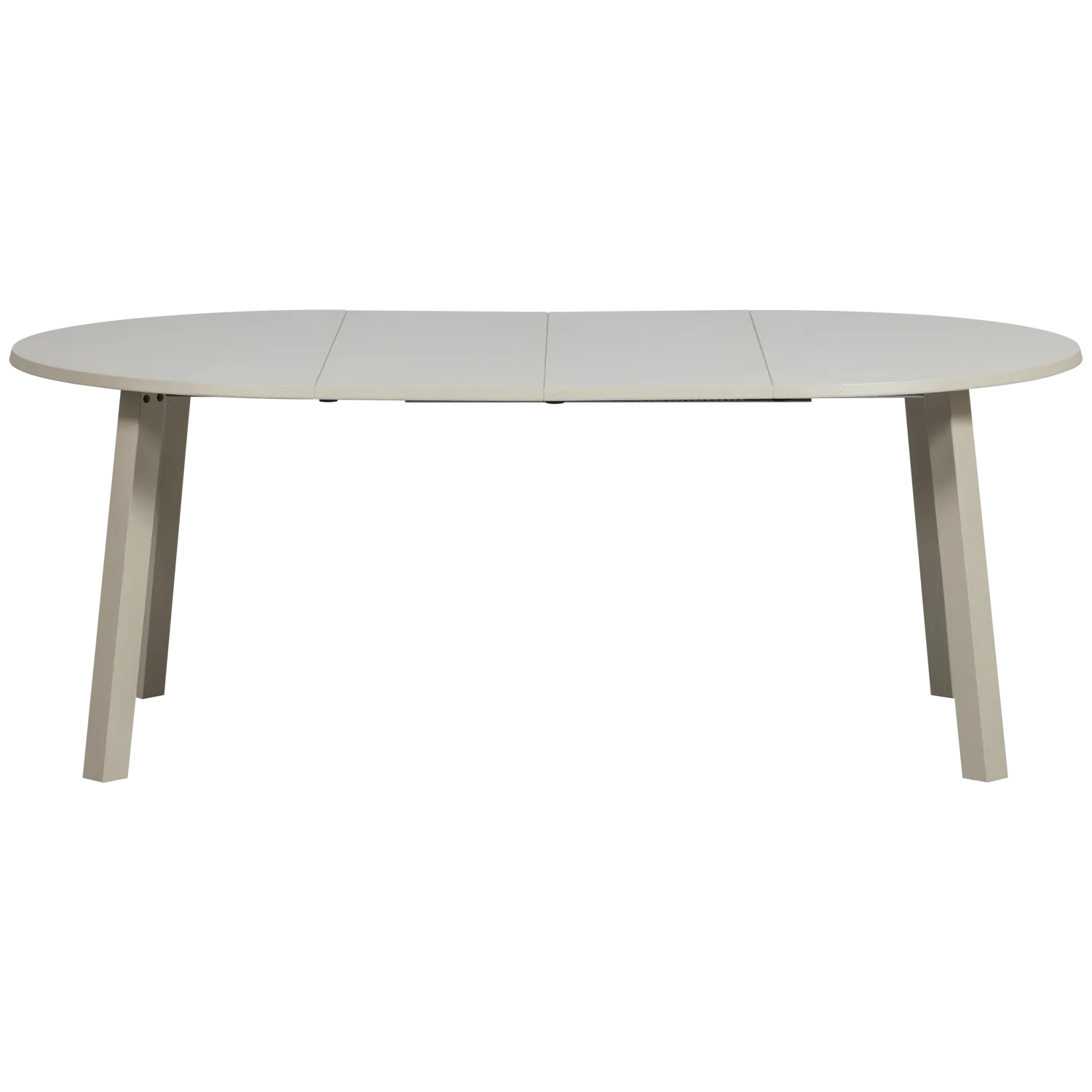 Woood Janne Uitschuifbare Eettafel Rond Eiken Dakargrau [Fsc] - KwaliteitWonen.nl
