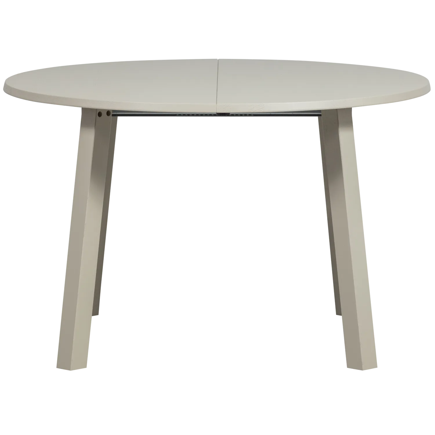 Woood Janne Uitschuifbare Eettafel Rond Eiken Dakargrau [Fsc] - KwaliteitWonen.nl