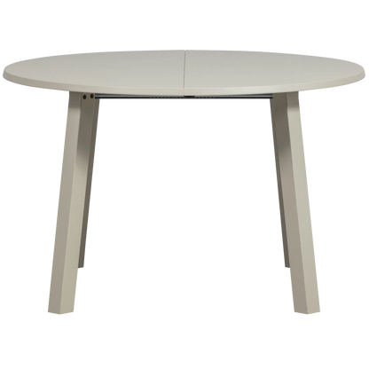 Woood Janne Uitschuifbare Eettafel Rond Eiken Dakargrau [Fsc] - KwaliteitWonen.nl