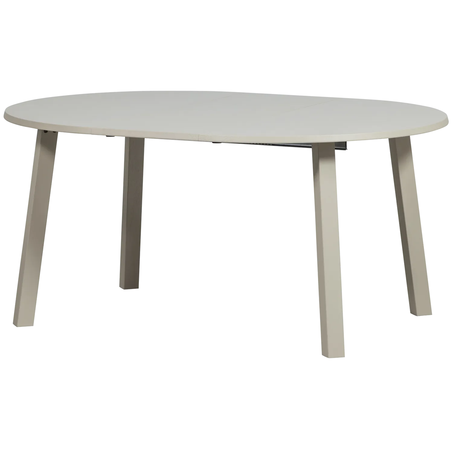 Woood Janne Uitschuifbare Eettafel Rond Eiken Dakargrau [Fsc] - KwaliteitWonen.nl
