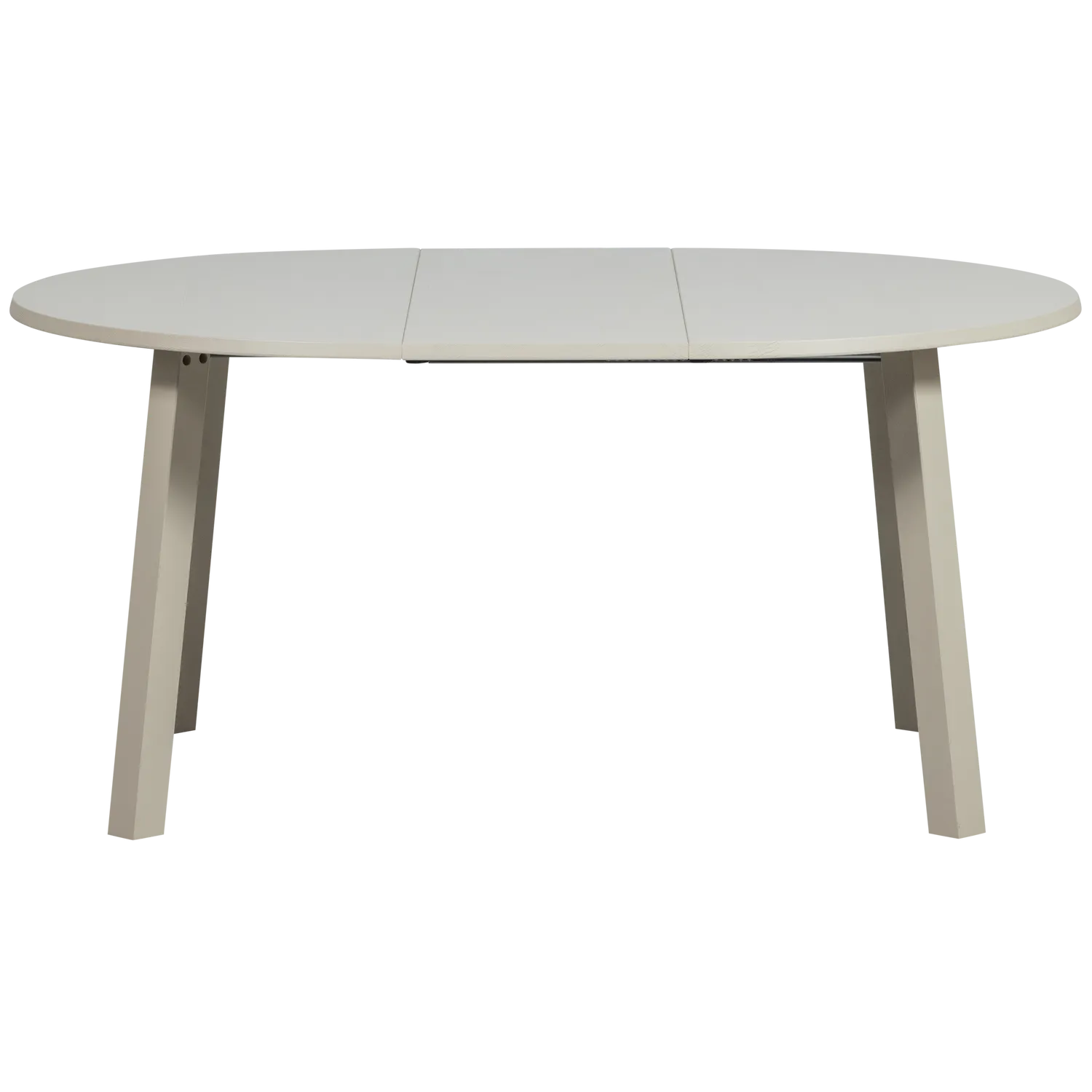 Woood Janne Uitschuifbare Eettafel Rond Eiken Dakargrau [Fsc] - KwaliteitWonen.nl