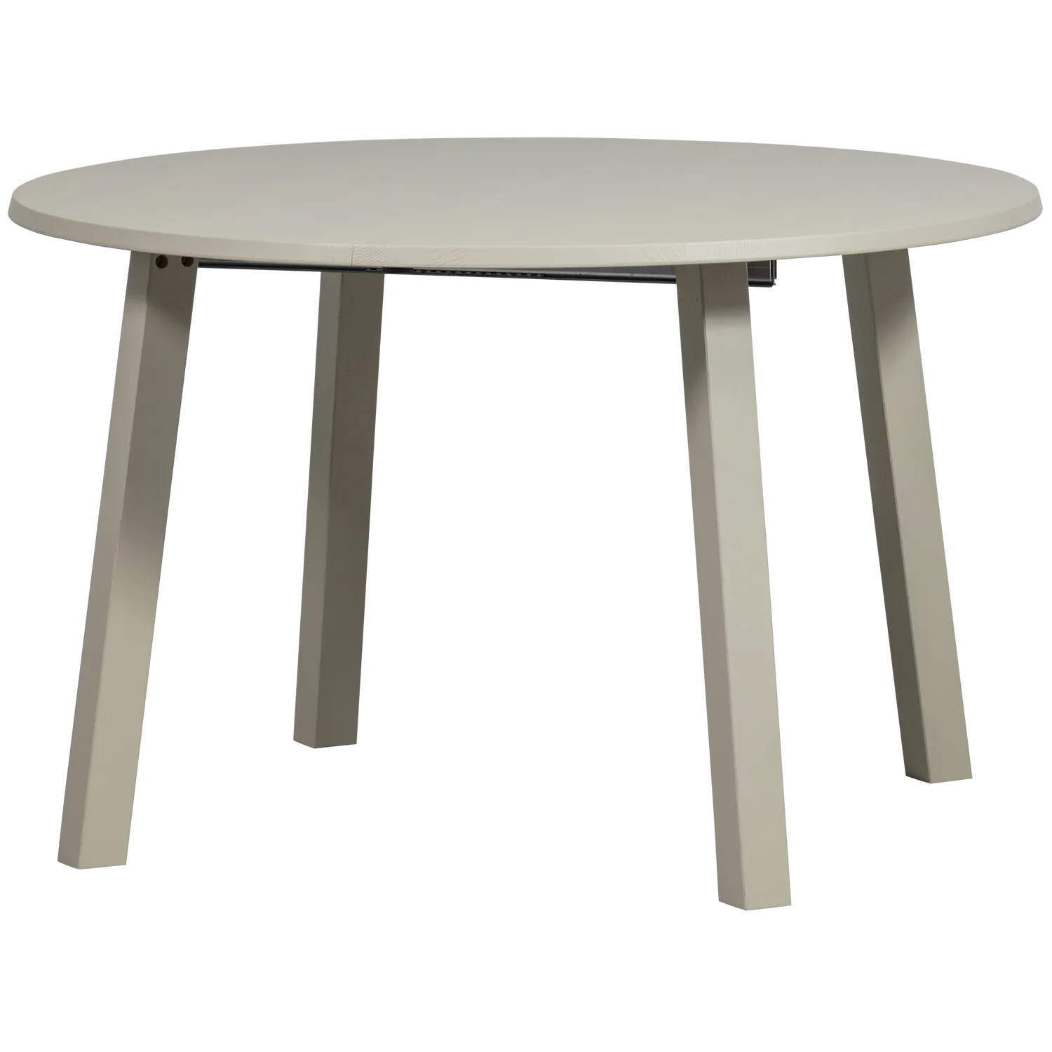 Woood Janne Uitschuifbare Eettafel Rond Eiken Dakargrau [Fsc] - KwaliteitWonen.nl