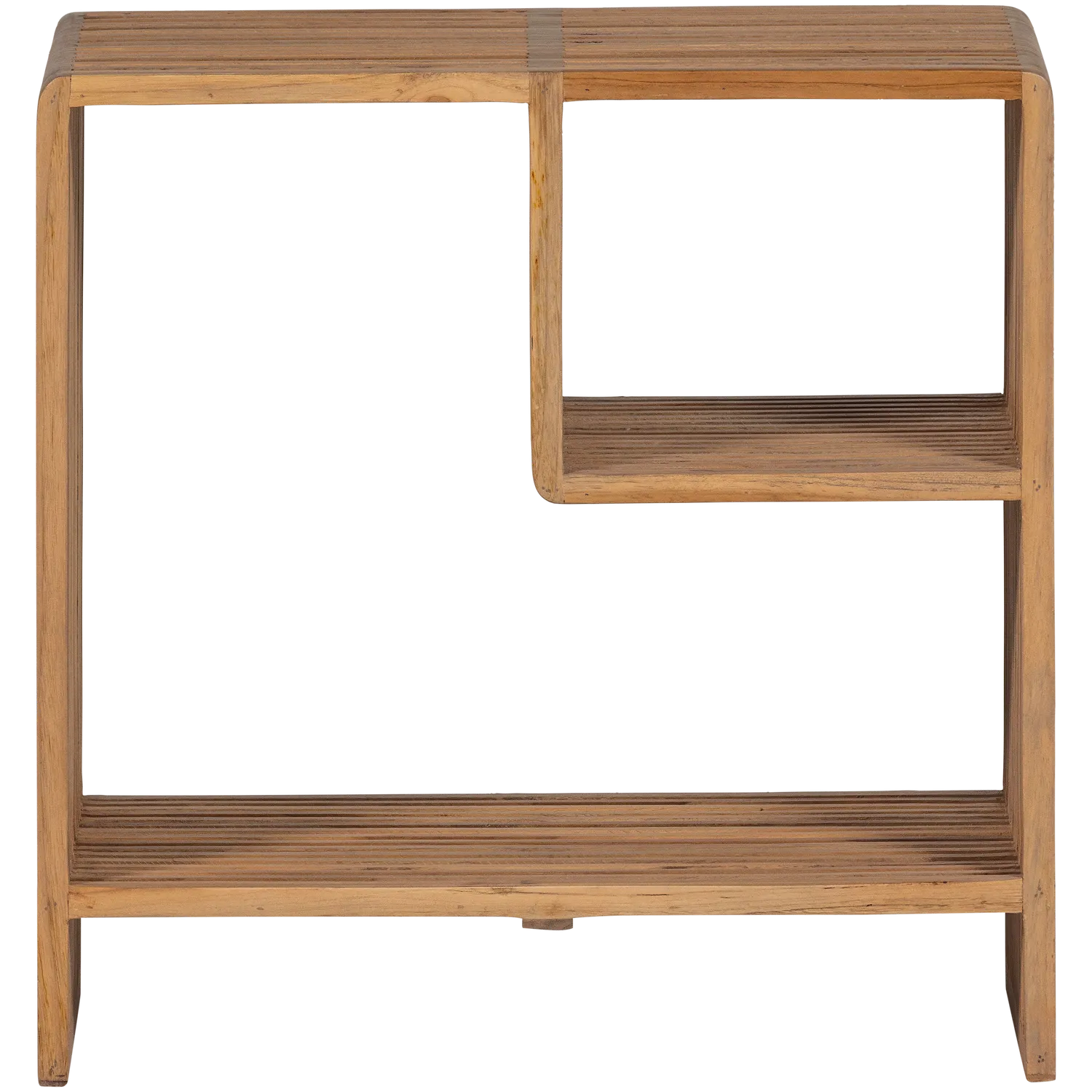 Woood Jasmijn Bijzettafel Recycled Teak Naturel - KwaliteitWonen.nl