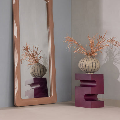 Woood Jessa Bijzettafel Metaal Paars/Bruin-Kwaliteitwonen.nl