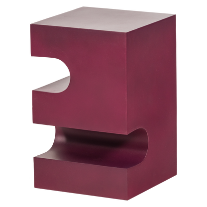 Woood Jessa Bijzettafel Metaal Paars/Bruin-Kwaliteitwonen.nl