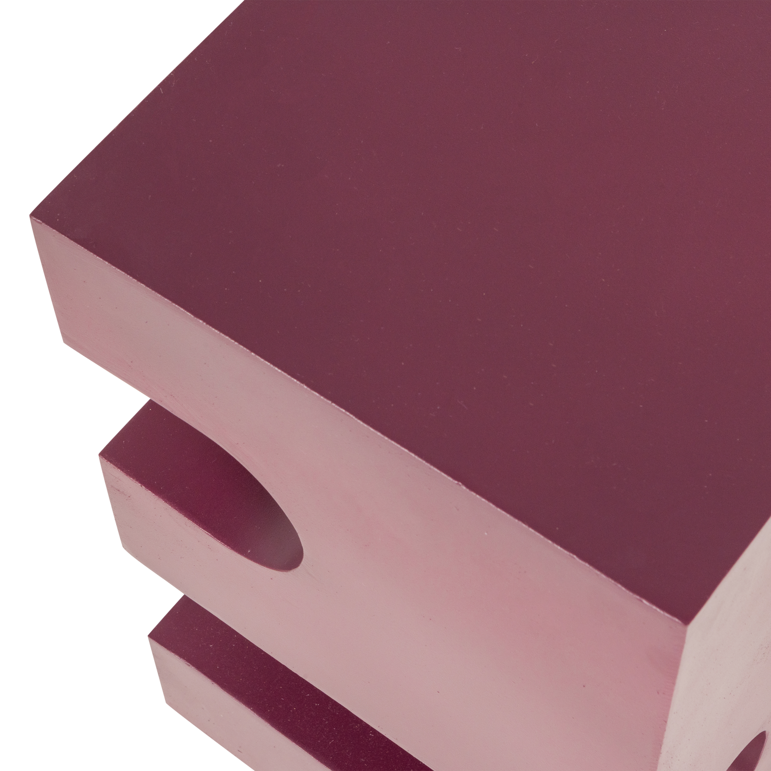 Woood Jessa Bijzettafel Metaal Paars/Bruin-Kwaliteitwonen.nl