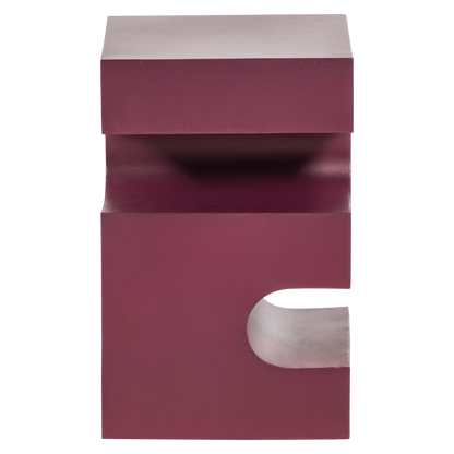 Woood Jessa Bijzettafel Metaal Paars/Bruin - KwaliteitWonen.nl