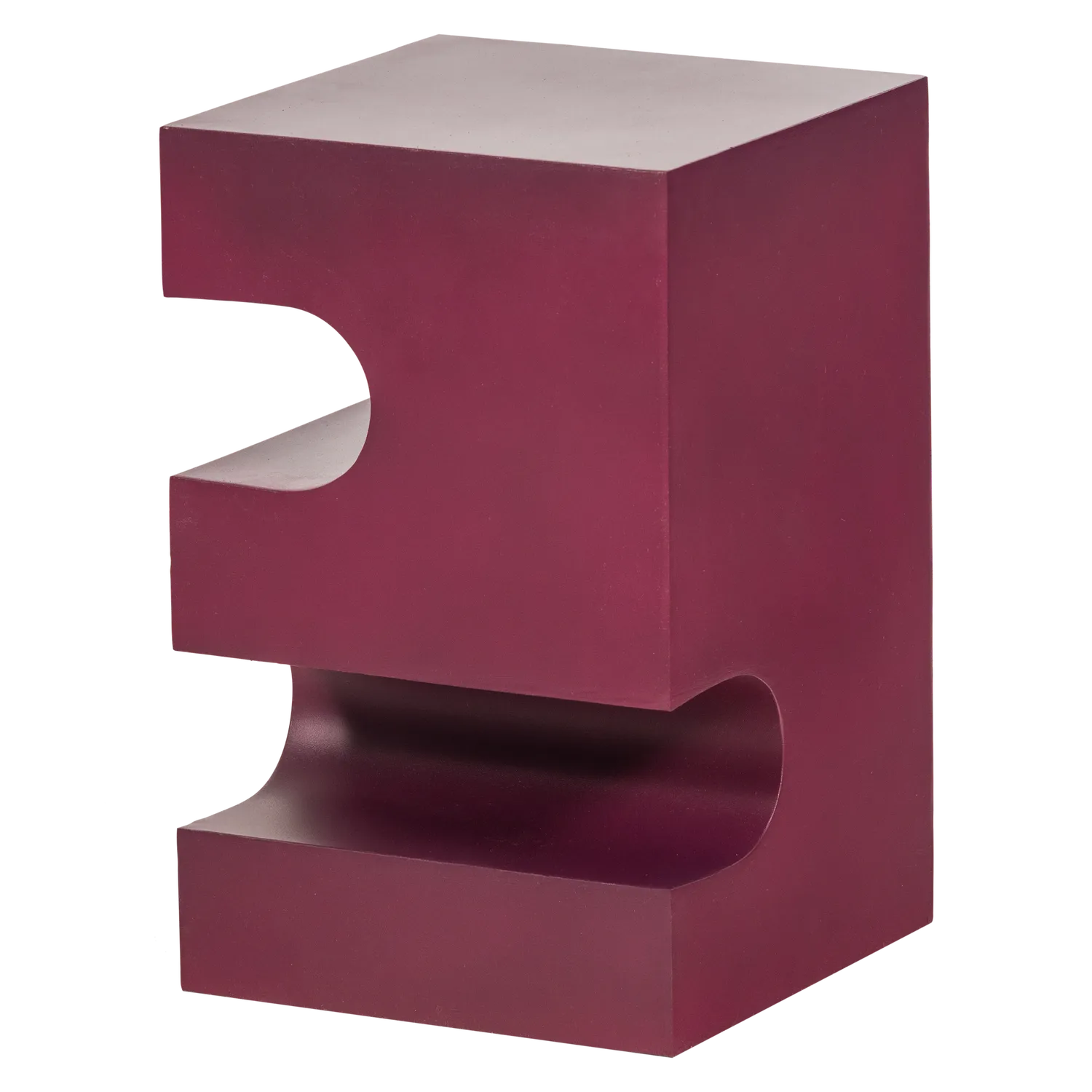 Woood Jessa Bijzettafel Metaal Paars/Bruin - KwaliteitWonen.nl