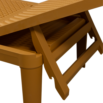 Woood Jinte Tuin Ligbed Kunststof Geel-Kwaliteitwonen.nl