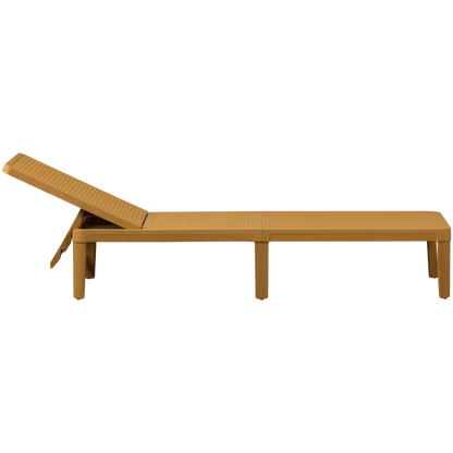 Woood Jinte Tuin Ligbed Kunststof Geel-Kwaliteitwonen.nl